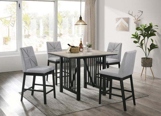 DC9575 5-Piece Counter Height Dining Set - Gray